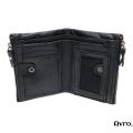 Avro Premium 100% Genuine Cow Leather Double Zipper Money Bag For Men Stylish Export Quality Wallet For Men. 