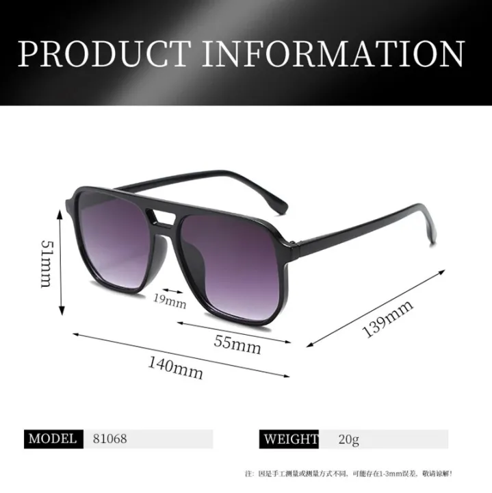 YAMEIZE%20Vintage%20Pilot%20Sunglasses%20Women%20Men%20Double%20Beam%20Frame%20Sun%20Glasses%20Driving%20Night%20Vision%20Shades%20Gradient%20Uv400%20Eyeglasses%20-%20Image%206