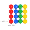 ♚ 50 Pcs Plastic Colored Festival Balls Plastic Fillable Balls Printed Pong Balls Gumball Machine Balls Lottery Balls Plastic Lottery Balls Party Game Balls.