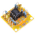 Dual OP Amp Board Preamp DC Amplification PCB for NE5532 OPA2134 OPA2604 AD826. 