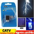 CATV Isolation protector TV Thunder Protector which used for the high-voltage insulation between house-hold CATV cable and TV or set-top box.. 