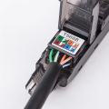 RJ45 Cat6A UTP LAN Cable Network Extender Tool-Less Extension Connector for Adapter Connection Junction Box. 