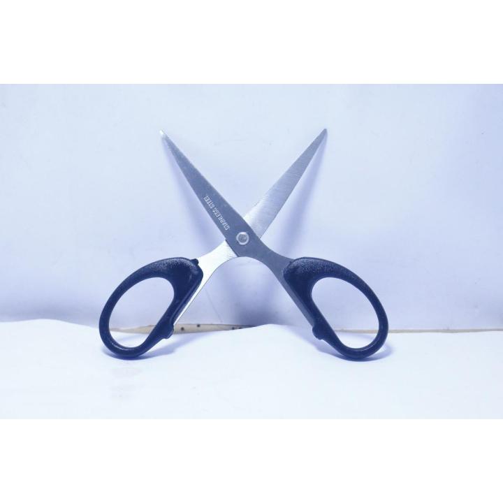 Stationery Stainless Steel Scissors Kachi 5 Inch Black