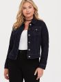 Stylish - Modern Vibe - Easily Usable - Ladies Fashionable Winter Denim Jeans Jacket. - Easy To maintain - Understated Sophistication. 