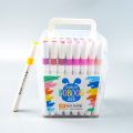 48 Color Dual Tip Whiteboard Permanent Marker Set Anime Student Painting Double-Head Marker Pen. 
