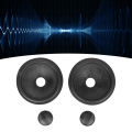 2x Speaker Cone Drum Paper 1 Inch Inner Diameter With Rubber Surround For 5 Inch.
