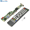 Universal LCD Controller Board Resolution TV Motherboard VGA/HDMI/AV/TV/USB HDMI Inter Driver Board Drive Control Module. 