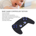 Baby Teether, Reduce Discomfort Game Controller Shaped Silicone Baby Teether for Daily Use. 