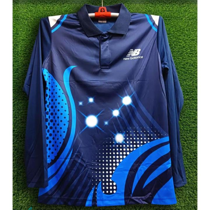 New Balance Full Sleeve Collar Jersey, Sports Jersey