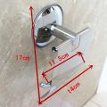 Stainless Steel Toilet paper Holder Heavy Duty Suction Wall Mount Toilet Tissue Paper Holder Bathroom Paper Roll Holder. 