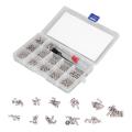 Computer Screw Assortment, Flat Head Replacement Carbon Steel M2 M2.5 M3 Computer Screws Kit with Screwdriver + Brush for Serviceman for Laptop. 