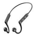 KS-19 Bone Conduction Headphones Bluetooth Wireless Earphones TWS Sports Neckband Headset with Mic for Cycling Workouts Running.