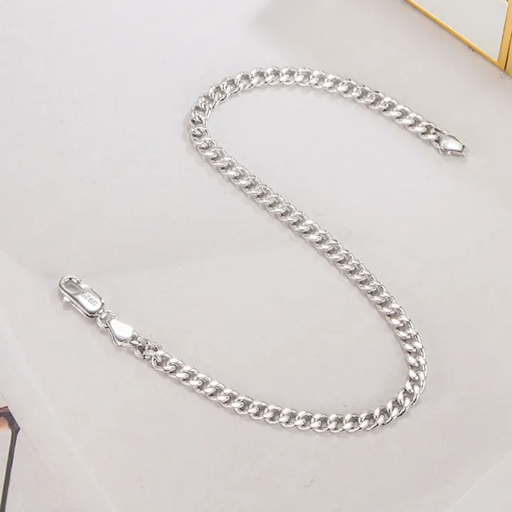 100%25%20925%20Sterling%20Silver%20Cuban%20Link%20Chain%20Bracelet%20Men%203MM%204MM%205MM%206.3%20-%20Image%206