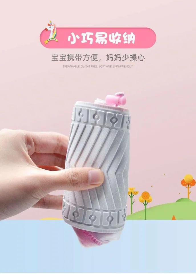 Children's waterproof anti slip male and female elementary school students, rainy day shoe rainproof foot cover, high drum rain boots