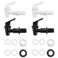 8 Sets Replacement Cooler Faucet Water Bottle Jug, Dispenser Tap Spigot Spout Water Beverage Lever pour Dispenser Valve.