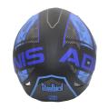 Majestic - Full Face Bike Helmet for Men and Women - Black and Blue. 