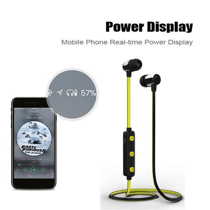 Magnetic Wireless Bluetooth Earphone Stereo Sports Waterproof