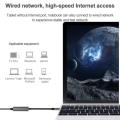 Type C Ethernet Adapter Network Card USB Type-C To RJ45 100Mbps Lan Internet Cable For MacBook PC Windows XP 7 8 10 Android. 