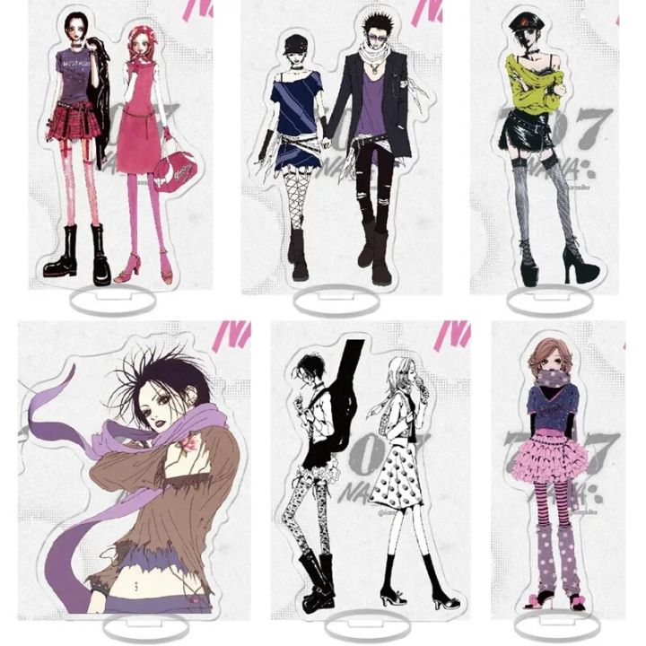 Cartoon Nana Anime Cosplay Stand Acrylic Figure Oosaki Nana Komatsu Nana Desktop Standing Model Plate Jewelry Accessories Gift