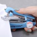 Portable Mini Manual Sewing Machine Simple Operation Sewing Tools Sewing Cloth Fabric Handy Needlework Tool 1Pcs. 