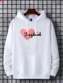 BTS White Fleece Hoodie For Women. 