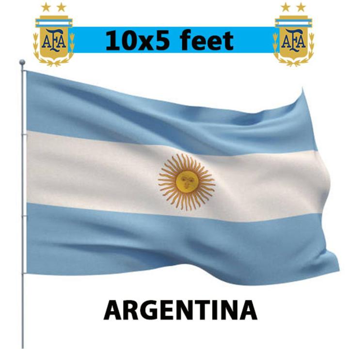 Argentina Flag 10x3ft Polyester