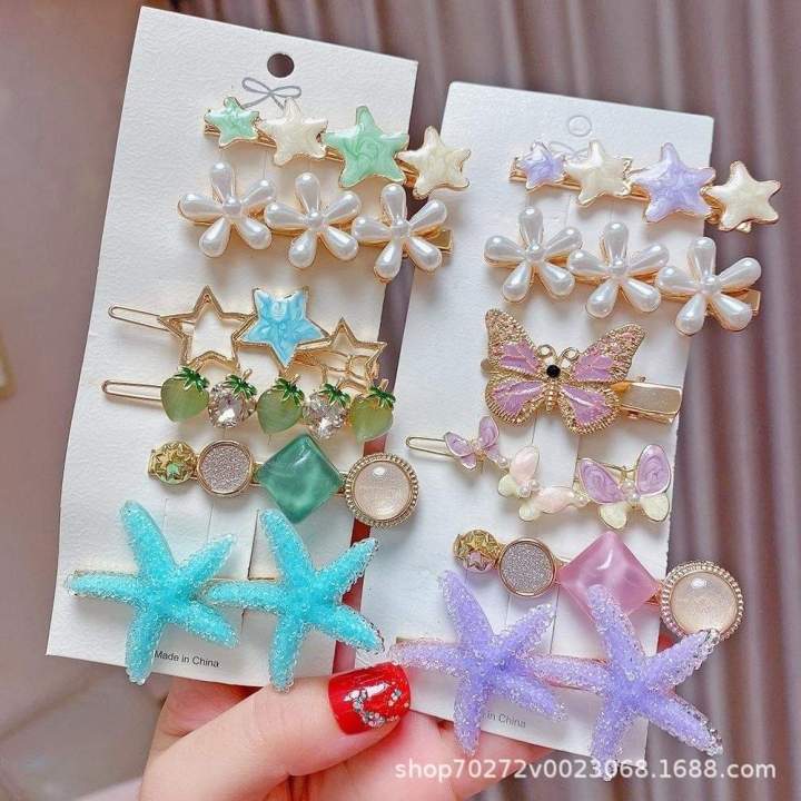 Elegant%20Korean%20hair%20clip%20girls%20hair%20accessories%20design%20crystal%20pearl%20hair%20pin%20set%20for%20women%20-%20Image%205