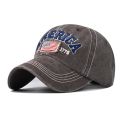 New Unisex Washed Cotton Cap Letter Embroidery Vintage Baseball Cap Men Women Adjustable Casual Outdoor Streetwear Sports Hat. 