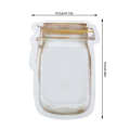4Pcs Snacks Organizer Travel Food Storage Bags Bottle Mason Sealing Bag. 
