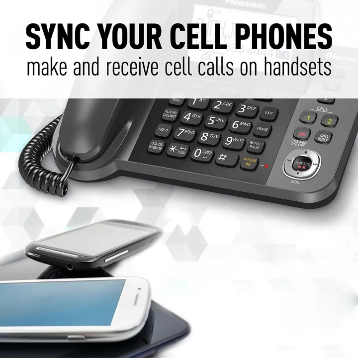 Panasonic%20KX-TGF382%20Link2Cell%20Bluetooth%C2%AE%20Corded/Cordless%20Phone%20-%20Image%205