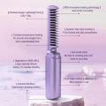 2 In 1 Lazy Straightener Hair Hot Comb Portable Mini USB Rechargeable Hair Straightener Fast Heating Hair Styling Tools.