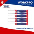 Workpro 6 Pc Precision Screwdriver Set (METRIC).