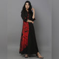 Black cotton Tie Dye Dress.