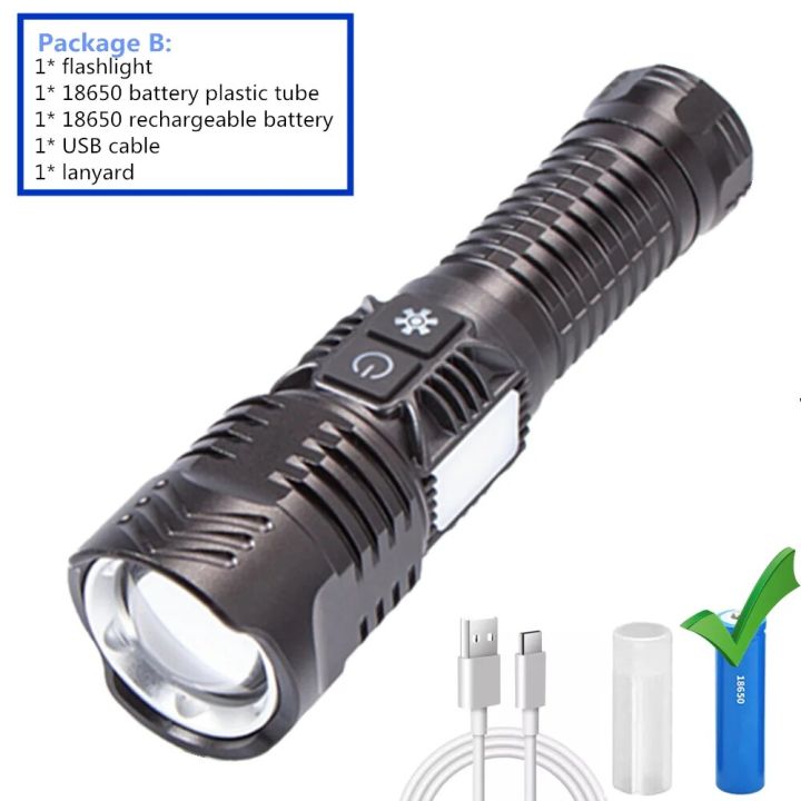 High%20Power%20Flashlight%20Spotlight%20Long-range%20Wick%20LED%20Torch%20Outdoor%20Strong%20Light%20With%20Red%20Blue%20Flashing%20Warning%20COB%20Side%20Lights%20-%20Image%207