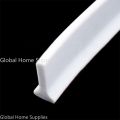Rubber Silicone Shower Barrier Water Stopper Bathroom Waterproof Strip Water Retaining Strip Bendable Door Bottom Sealing Strip. 