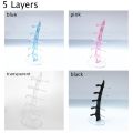 BUJUE New 3/4/5 Layers Home Organizer Acrylic Sunglasses Show Rack Counter Display Stand Glasses Holder Exhibition Frame.