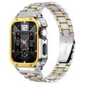 Stainless Steel Strap+Case For Apple Watch Band 49mm 45mm 44mm (not watch) bracelet Bumper Cover iwatch serie 4 5 SE 6 7 8 Ultra.