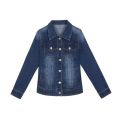 2024 New Short Denim Jackets Women Coat Wash Long Sleeve Vintage Casual Jean Jacket Bomber Denim Coat 3Xl 5Xl P326.