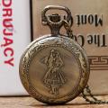 Cute Alice In Wonderland Design Pocket Watch Women Girl Watches Pendant Clock High Quality P951. 