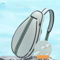 Tennis Bag Carry Bag Travel Pouch Racket Cover Beginners Badminton Bag Light Blue.