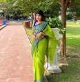 Pure Cotton Saree For Women - Light Green Color - Perefct For All Seasons and Occasions. 