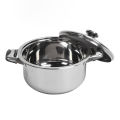 HG Stainless Steel Cookware Set Uniform Heat Conduction Pots Pans Stockpot Steam. 