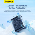 Baseus Cube Pro 3-port USB PD charger. 