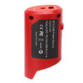 M12 USB Power Source, ABS Excellent Craftsmanship Easy To Use Perfect Fit Portable M12 Charger for Indoor Working.