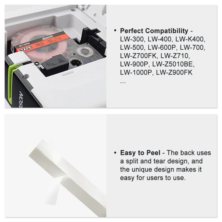 UniPlus%20SS12KW%2012mm%209mm%206mm%2018mm%2024mm%20Label%20Tape%20Compatible%20Epson%20Label%20Maker%20Multi%20Color%20Tape%20for%20Kingjim%20Epson%20Label%20Printer%20minghao%20-%20Image%204