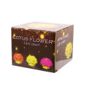 Lotus Lamp Realistic Creative Flickering LED Night Light -Operated Portable Lotus for Home Decor Meditation Space Spiritual Practitioners Romantic Setting Gift Item.