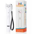 【2023】 3 in 1 Cat Laser Pointer LED USB Rechargeable Laser Toy Multi-pattern Projection Interactive Animation Mouse Shadow Cat stick. 