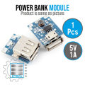 Mobile Power Bank Module 5V 1A - Charge Lithium Battery Charger Module Easy to Use and Maintain - power bank circuit. Micro USB. 
