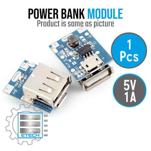 Mobile Power Bank Module 5V 1A - Charge Lithium Battery Charger Module Easy to Use and Maintain - power bank circuit. Micro USB