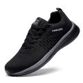 【selevn roind】 Men Sport Shoes Lightweight Running Sneakers Walking Casual Breathable Shoes Non-slip Comfortable black Big Size 35-47 Hombre. 